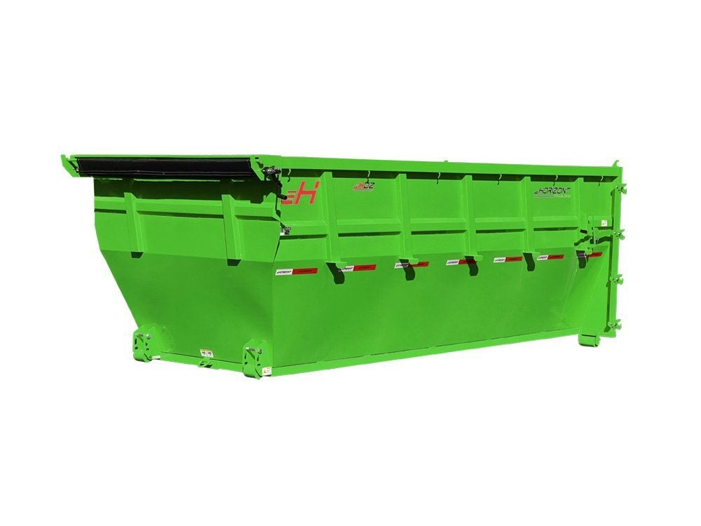 Horizon 16' HRD GN Roll off Bundle (2) 10k Axles + 2 Bins w/ 6' Walls - Roll Off Packages/16' Gooseneck - Stryker Dealership Group