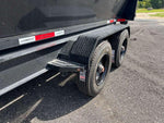 Horizon 16' HRD GN Roll off Bundle (2) 10k Axles + 2 Bins w/ 6' Walls HZN16GN10K6FTEDZ3BLKMI - Ghost ROP - Stryker Dealership Group