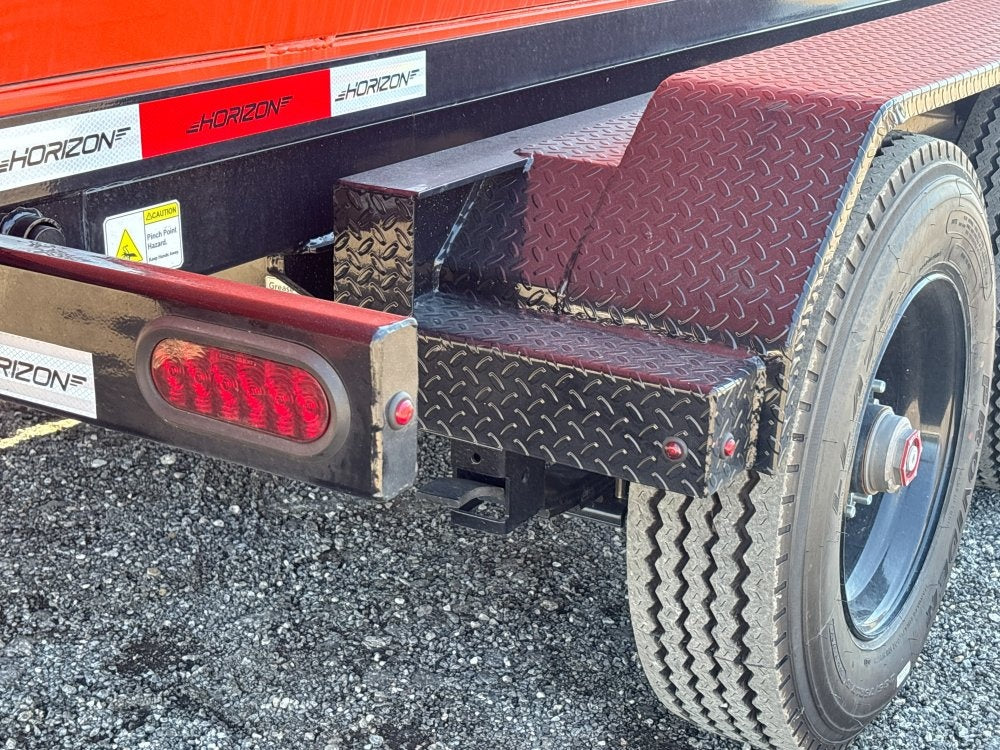 Horizon 16' HRD GN Roll off Bundle (2) 10k Axles + 3 Bins w/ 4' Walls - Roll Off Packages/RO 16' Gooseneck - Stryker Dealership Group