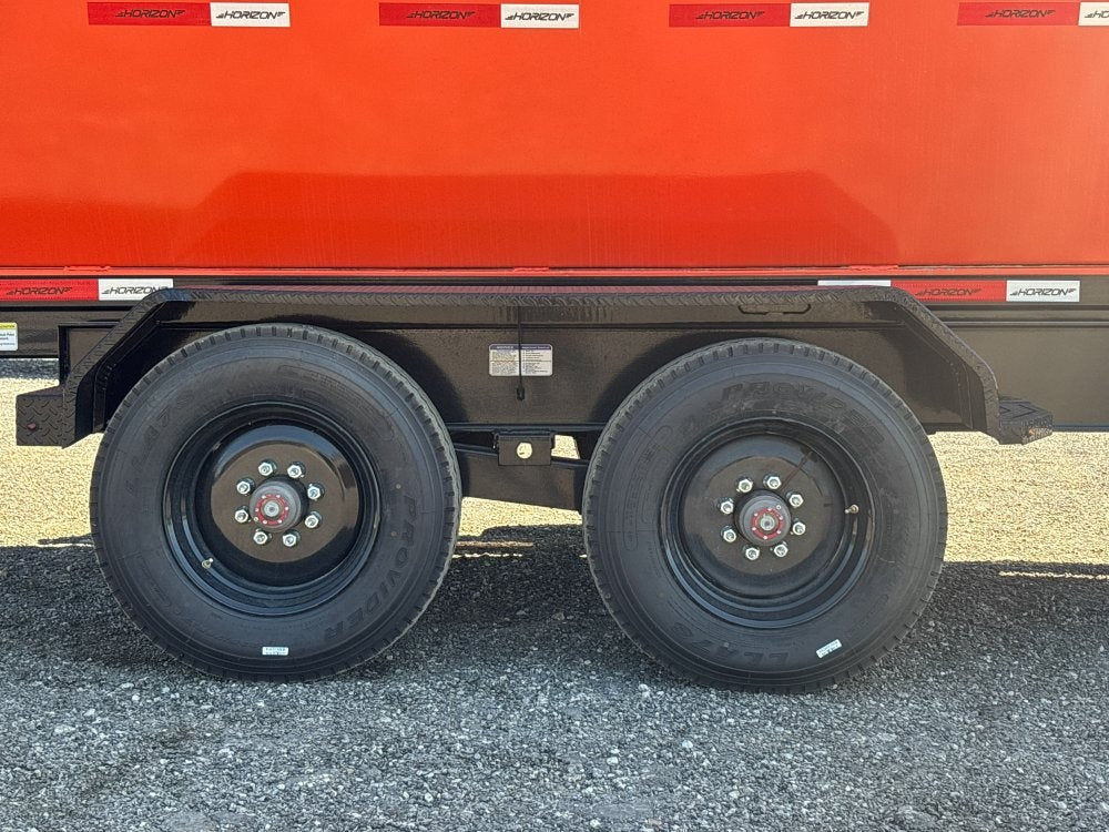 Horizon 16' HRD GN Roll off Bundle (2) 10k Axles + 3 Bins w/ 4' Walls - Roll Off Packages/RO 16' Gooseneck - Stryker Dealership Group