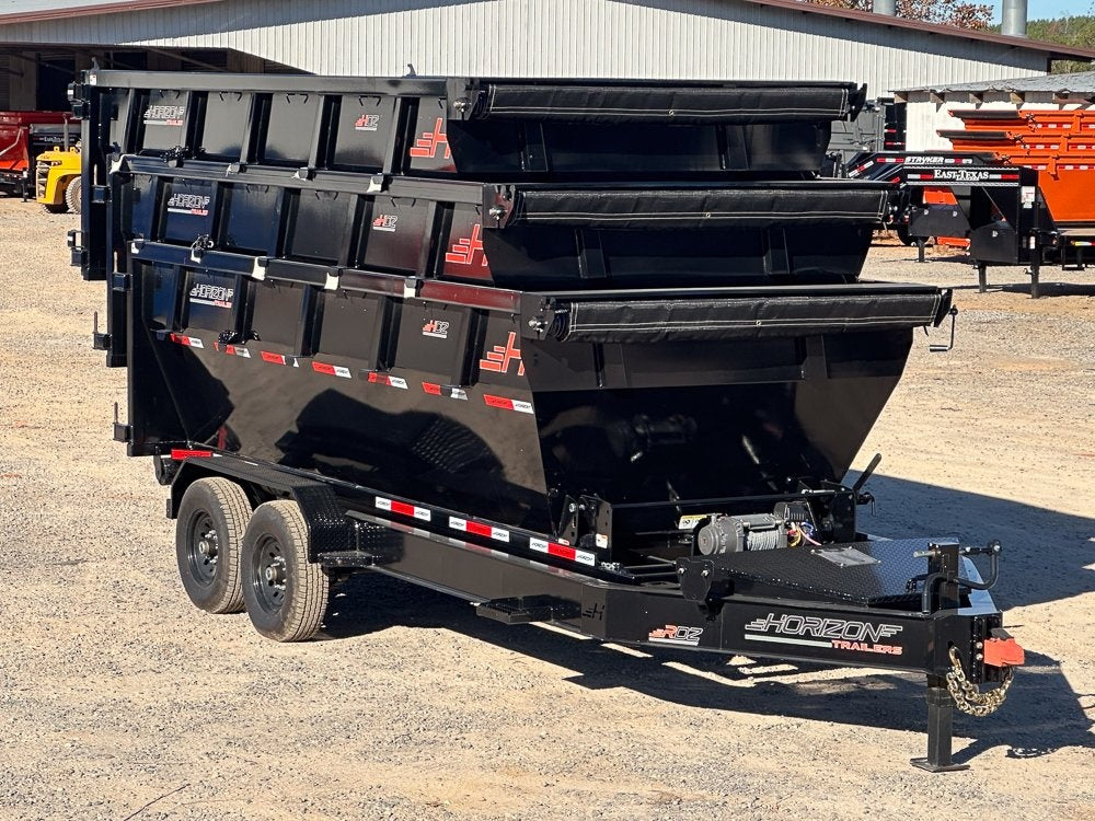 Horizon 16' RDZ BP Roll Off Base (2) 7k Axles - Roll Off Base Trailer/RO 16' Bumper Pull - Stryker Dealership Group