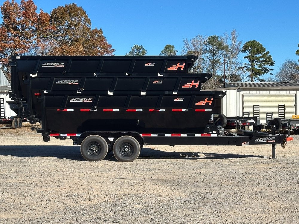 Horizon 16' RDZ BP Roll Off Base (2) 7k Axles - Roll Off Base Trailer/RO 16' Bumper Pull - Stryker Dealership Group