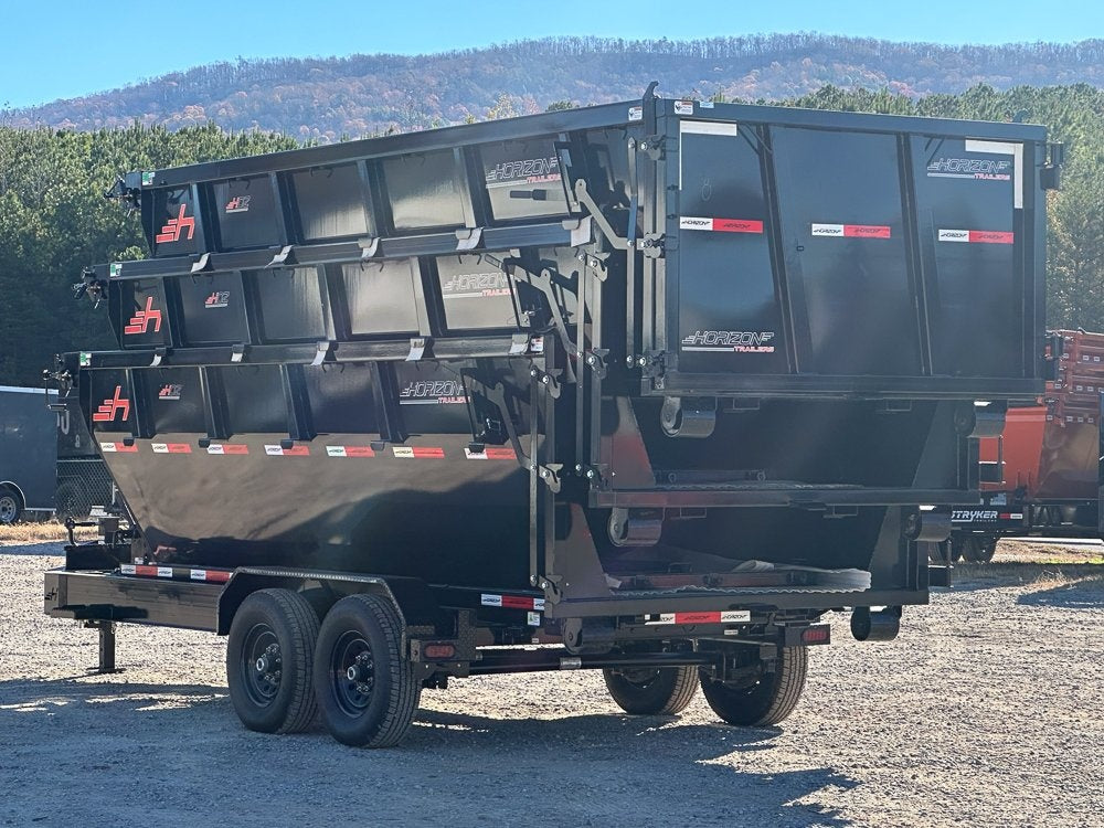 Horizon 16' RDZ BP Roll Off Base (2) 7k Axles - Roll Off Base Trailer/RO 16' Bumper Pull - Stryker Dealership Group