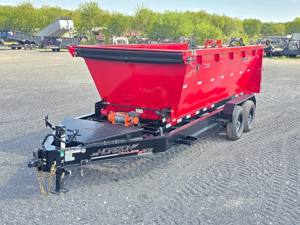 Horizon 16' RDZ BP Roll Off Base (2) 7k Axles - Roll Off Base Trailer/RO 16' Bumper Pull - Stryker Dealership Group
