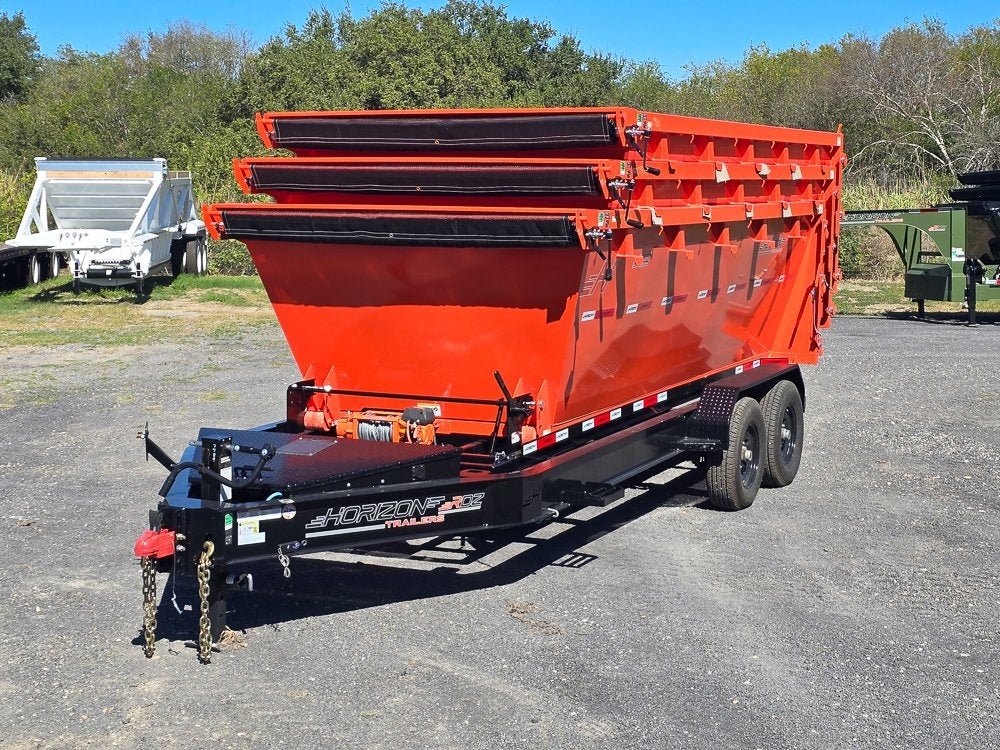 Horizon 16' RDZ BP Roll Off Base (2) 7k Axles - Roll Off Base Trailer/RO 16' Bumper Pull - Stryker Dealership Group