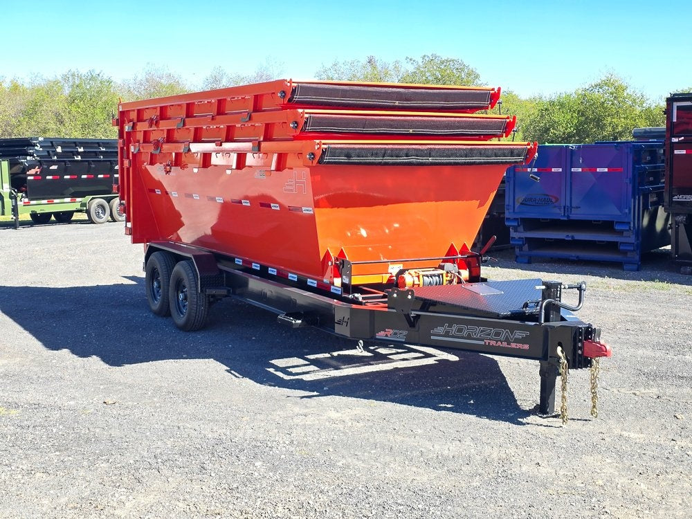 Horizon 16' RDZ BP Roll Off Base (2) 7k Axles - Roll Off Base Trailer/RO 16' Bumper Pull - Stryker Dealership Group
