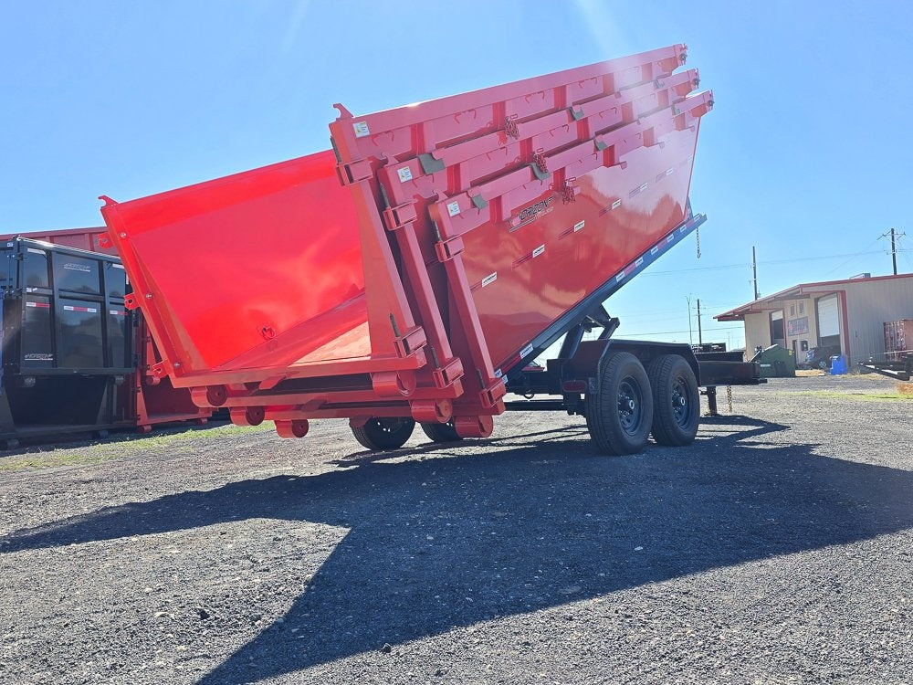 Horizon 16' RDZ BP Roll Off Base (2) 7k Axles - Roll Off Base Trailer/RO 16' Bumper Pull - Stryker Dealership Group