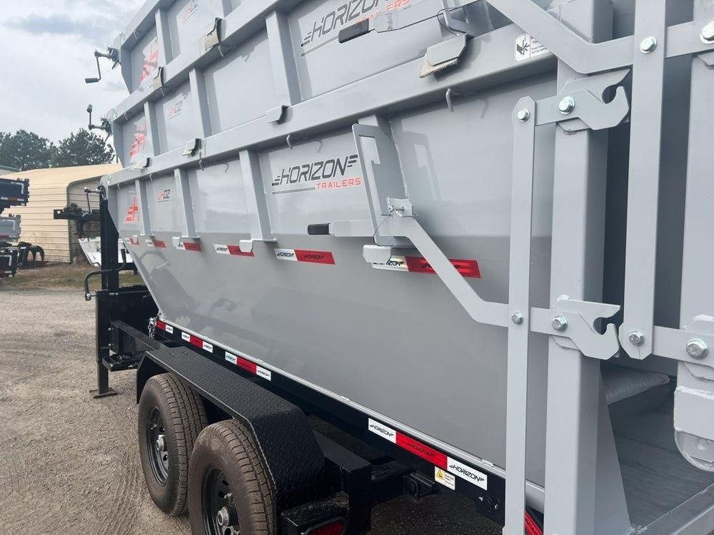 Horizon 16' RDZ BP Roll off Bundle (2) 7k Axles + 1 Bin w/ 4' Walls - Roll Off Packages/RO 16' Bumper Pull - Stryker Dealership Group