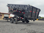 Horizon 16' RDZ BP Roll off Bundle (2) 7k Axles + 2 Bins w/ 4' Walls - Roll Off Packages - RO 16' Bumper Pull - Stryker Dealership Group