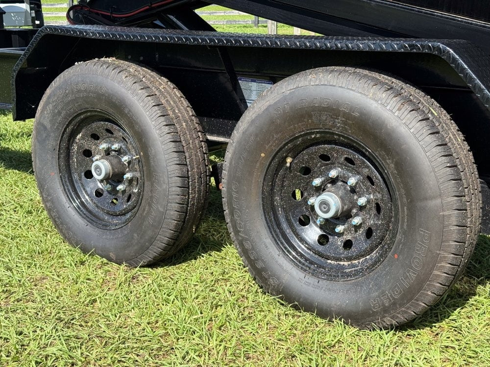 Horizon 16' RDZ BP Roll off Bundle (2) 7k Axles + 3 Bins w/ 4' Walls - Roll Off Packages/16' Bumper Pull - Stryker Dealership Group