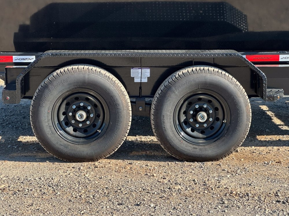 Horizon 16' RDZ BP Roll off Bundle (2) 7k Axles + 3 Bins w/ 4' Walls - Roll Off Packages/16' Bumper Pull - Stryker Dealership Group