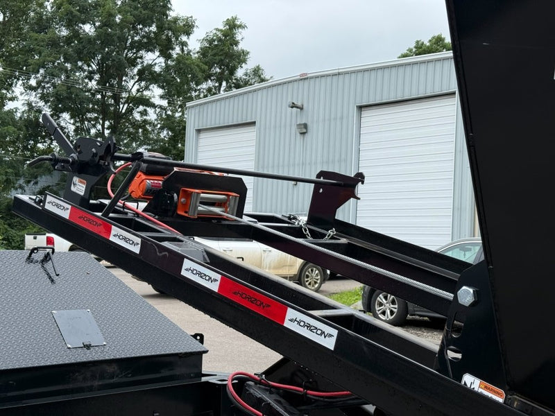 Horizon 16' RDZ BP Roll off Bundle (2) 7k Axles + 3 Bins w/ 4' Walls - Roll Off Packages - RO 16' Bumper Pull - Stryker Dealership Group
