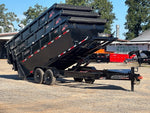 Horizon 16' RDZ BP Roll off Bundle (2) 7k Axles + 3 Bins w/ 4' Walls - Roll Off Packages - RO 16' Bumper Pull - Stryker Dealership Group