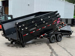 Horizon 16' RDZ BP Roll off Bundle (2) 7k Axles + 3 Bins w/ 4' Walls - Roll Off Packages - RO 16' Bumper Pull - Stryker Dealership Group