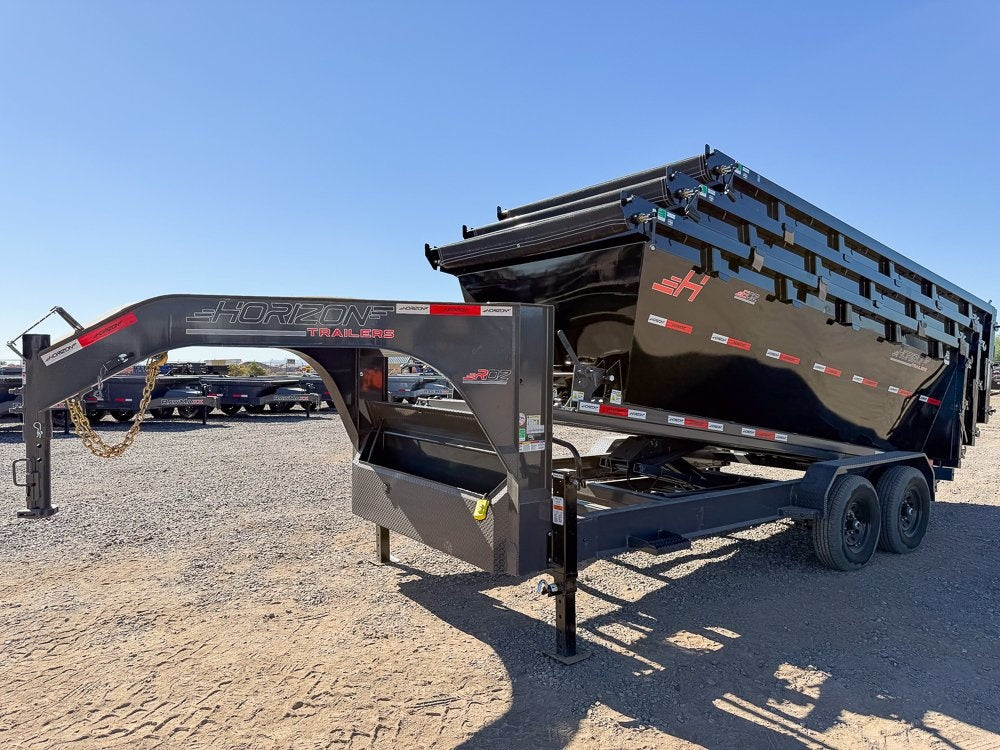 Horizon 16' RDZ GN Roll Off Base (2) 7k Axles - Roll Off Base Trailer/RO 16' Gooseneck - Stryker Dealership Group