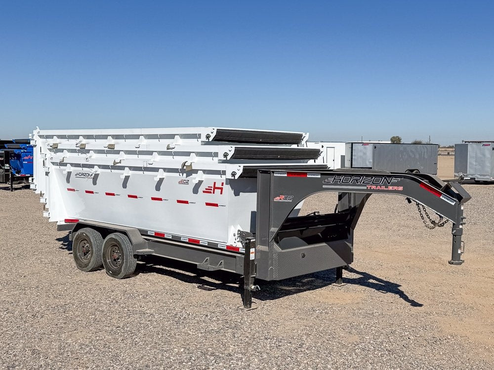 Horizon 16' RDZ GN Roll Off Base (2) 8k Axles - Roll Off Base Trailer/RO 16' Gooseneck - Stryker Dealership Group