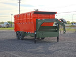 Horizon 16' RDZ GN Roll off Bundle (2) 7k Axles + 1 Bin w/ 6' Walls - Roll Off Packages - RO 16' Gooseneck - Stryker Dealership Group