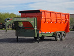 Horizon 16' RDZ GN Roll off Bundle (2) 7k Axles + 1 Bin w/ 6' Walls - Roll Off Packages - RO 16' Gooseneck - Stryker Dealership Group