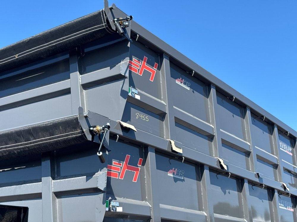 Horizon 16' RDZ GN Roll off Bundle (2) 7k Axles + 2 Bins w/ 6' Walls - Roll Off Packages/16' Gooseneck - Stryker Dealership Group