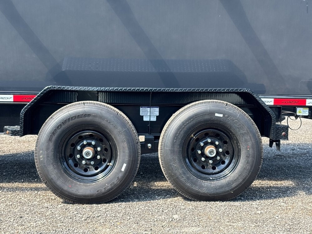 Horizon 16' RDZ GN Roll off Bundle (2) 7k Axles + 2 Bins w/ 6' Walls - Roll Off Packages/16' Gooseneck - Stryker Dealership Group