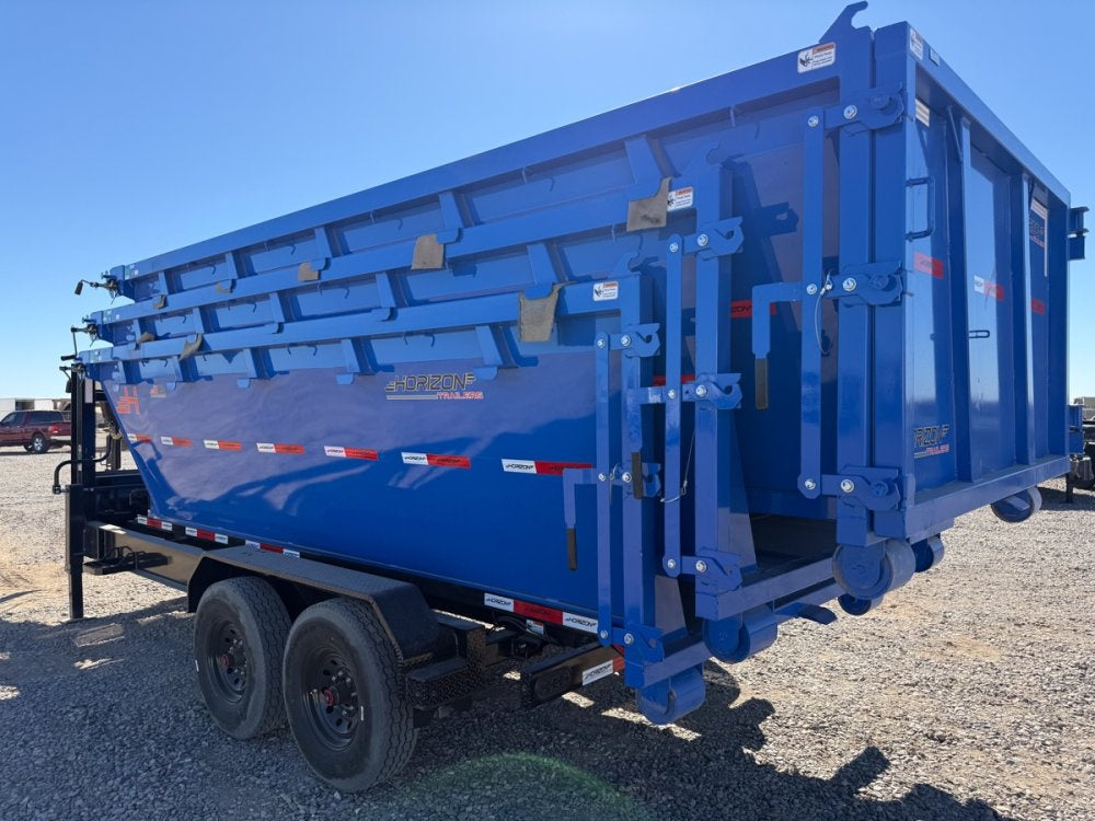 Horizon 16' RDZ GN Roll off Bundle (2) 7k Axles + 3 Bins w/ 4' Walls - Roll Off Packages/RO 16' Gooseneck - Stryker Dealership Group