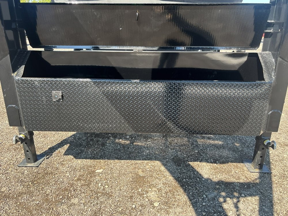 Horizon 16' RDZ GN Roll off Bundle (2) 8k Axles + 2 Bins w/ 4' Walls - Roll Off Packages/16' Gooseneck - Stryker Dealership Group