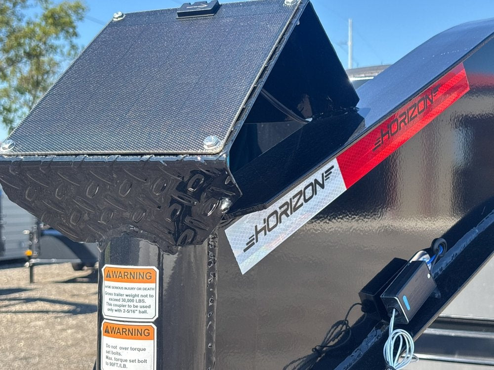 Horizon 16' RDZ GN Roll off Bundle (2) 8k Axles + 2 Bins w/ 4' Walls - Roll Off Packages/16' Gooseneck - Stryker Dealership Group