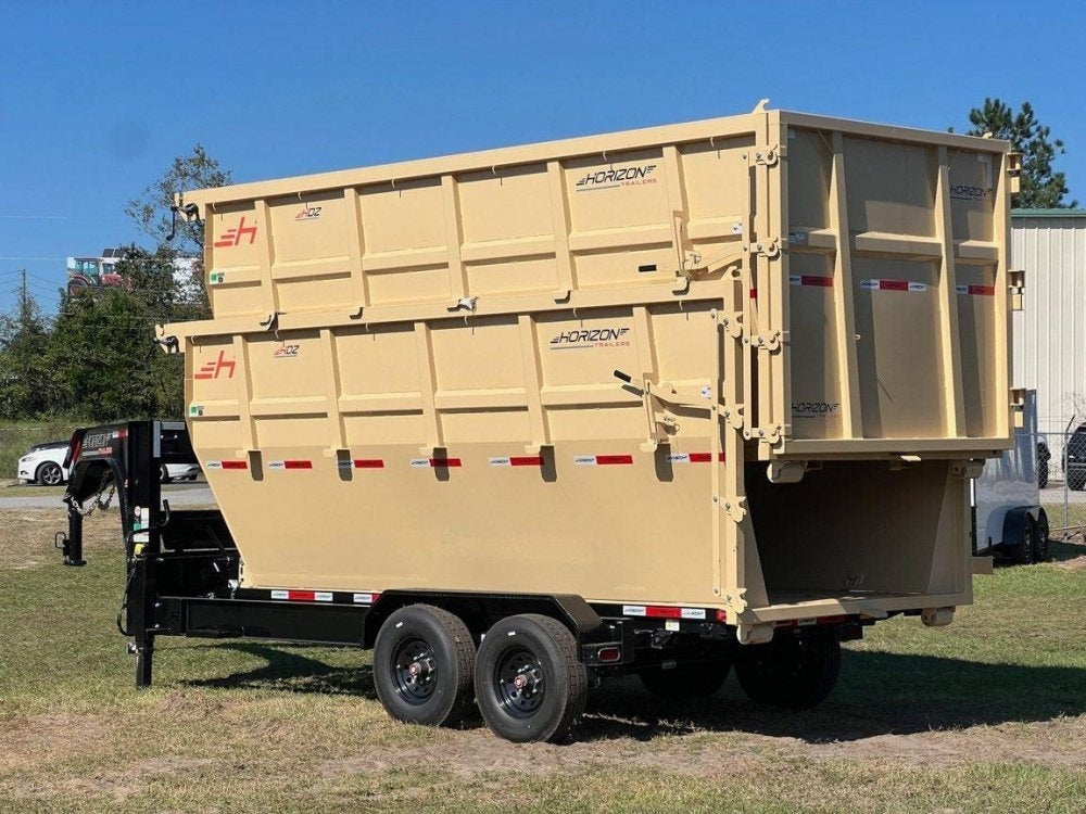 Horizon 16' RDZ GN Roll off Bundle (2) 8k Axles + 2 Bins w/ 6' Walls - Roll Off Packages - Stryker Dealership Group
