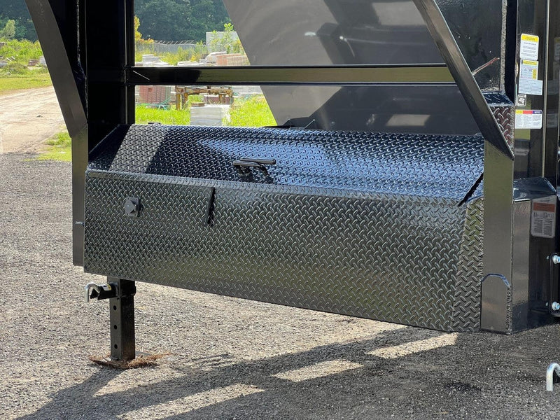 Horizon 16' RDZ GN Roll off Bundle (2) 8k Axles + 2 Bins w/ 6' Walls HZN16GN8K6FTEDZ3GrayMI - Ghost ROP - Stryker Dealership Group