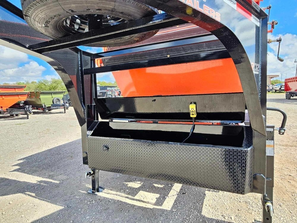 Horizon 16' RDZ GN Roll off Bundle (2) 8k Axles + 3 Bins w/ 4' Walls - Roll Off Packages/16' Gooseneck - Stryker Dealership Group