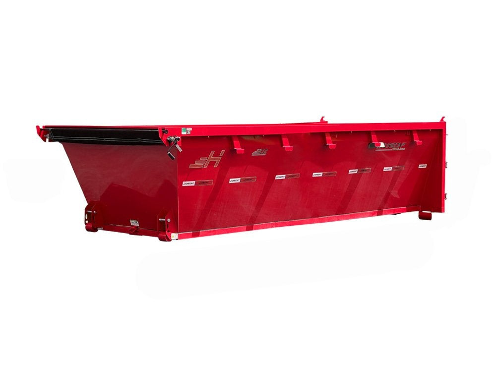 Horizon 16' RDZ GN Roll off Bundle (2) 8k Axles + 3 Bins w/ 4' Walls - Roll Off Packages/16' Gooseneck - Stryker Dealership Group