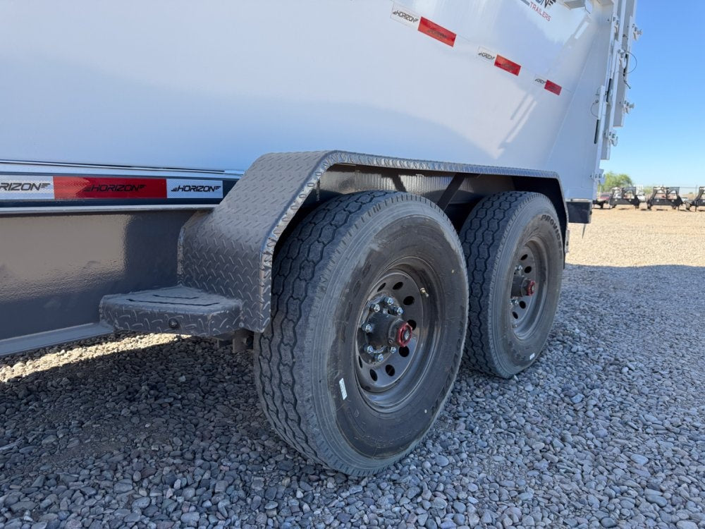 Horizon 16' RDZ GN Roll off Bundle (2) 8k Axles + 3 Bins w/ 4' Walls - Roll Off Packages/RO 16' Gooseneck - Stryker Dealership Group