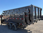Horizon 16' RDZ GN Roll off Bundle (2) 8k Axles + 3 Bins w/ 4' Walls - Roll Off Packages - RO 16' Gooseneck - Stryker Dealership Group