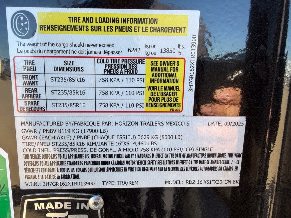 Horizon 16' RDZ GN Roll off Bundle (2) 8k Axles + 3 Bins w/ 4' Walls - Roll Off Packages/RO 16' Gooseneck - Stryker Dealership Group