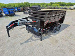 Horizon 16' RDZ GN Roll off Bundle (2) 8k Axles + 3 Bins w/ 4' Walls HZN16GN8K4FTEDZ3BLKTX - Ghost ROP - Stryker Dealership Group