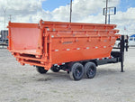 Horizon 16' RDZ GN Roll off Bundle (2) 8k Axles + 3 Bins w/ 4' Walls HZN16GN8K4FTEDZ3ORANGEAL - Ghost ROP - Stryker Dealership Group