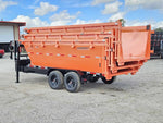 Horizon 16' RDZ GN Roll off Bundle (2) 8k Axles + 3 Bins w/ 4' Walls HZN16GN8K4FTEDZ3ORANGETX - Ghost ROP - Stryker Dealership Group