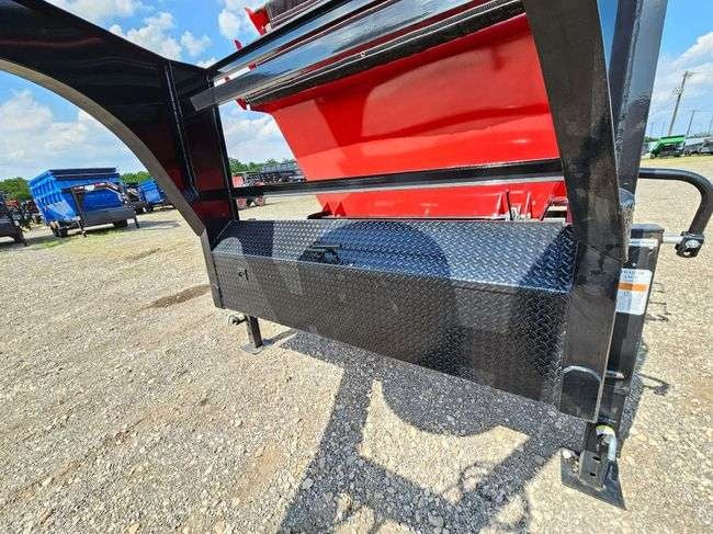 Horizon 16' RDZ GN Roll off Bundle (2) 8k Axles + 3 Bins w/ 4' Walls HZN16GN8K4FTEDZ3REDAL - Ghost ROP - Stryker Dealership Group