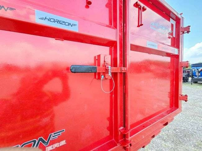 Horizon 16' RDZ GN Roll off Bundle (2) 8k Axles + 3 Bins w/ 4' Walls HZN16GN8K4FTEDZ3REDAL - Ghost ROP - Stryker Dealership Group