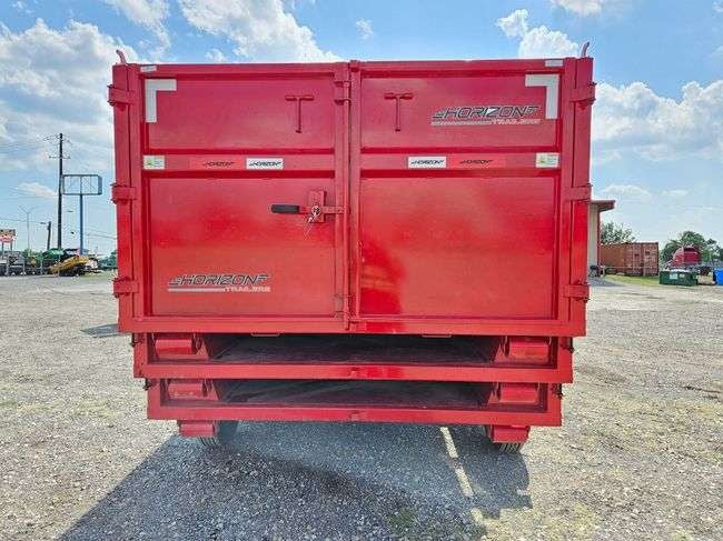 Horizon 16' RDZ GN Roll off Bundle (2) 8k Axles + 3 Bins w/ 4' Walls HZN16GN8K4FTEDZ3REDAL - Ghost ROP - Stryker Dealership Group