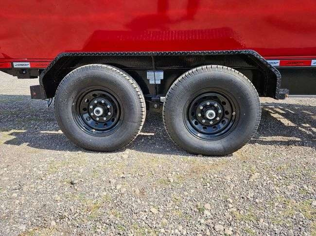 Horizon 16' RDZ GN Roll off Bundle (2) 8k Axles + 3 Bins w/ 4' Walls HZN16GN8K4FTEDZ3REDMI - Ghost ROP - Stryker Dealership Group