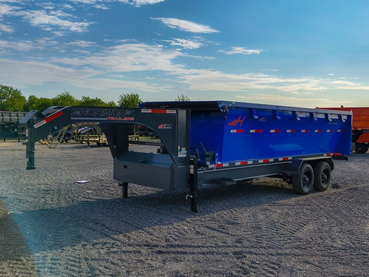 Horizon 20' HRD GN Roll off Bundle (2) 10k Axles + 1 Bin w/ 4' Walls - Roll Off Packages/20' Gooseneck - Stryker Dealership Group