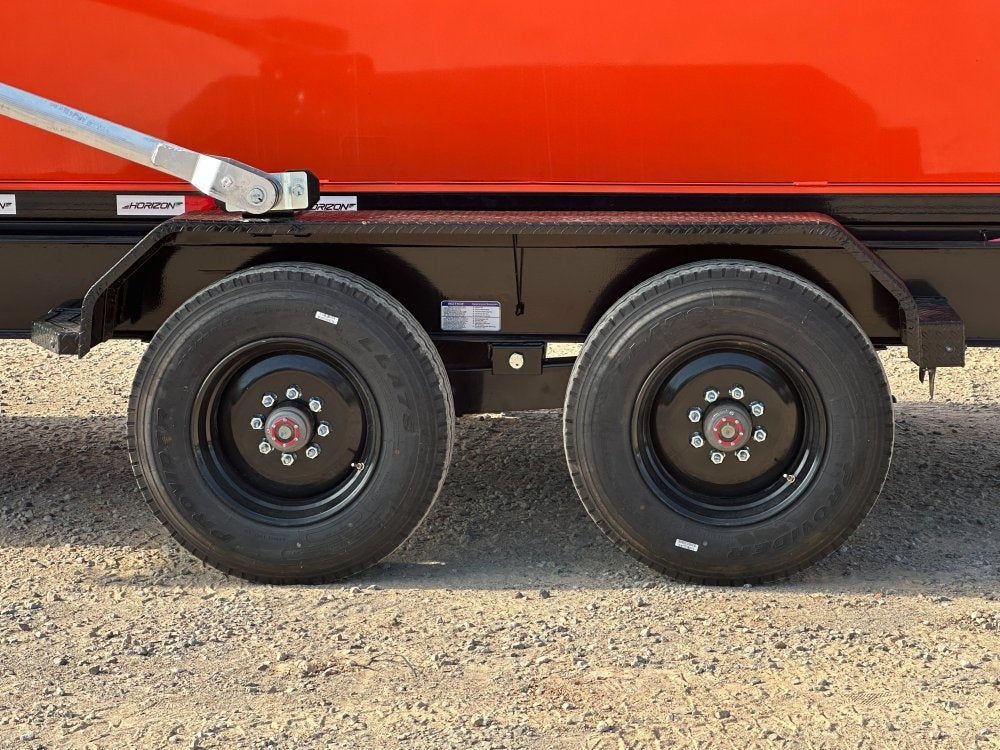 Horizon 20' HRD GN Roll off Bundle (2) 10k Axles + 1 Bin w/ 6' Walls - Roll Off Packages/RO 20' Gooseneck - Stryker Dealership Group