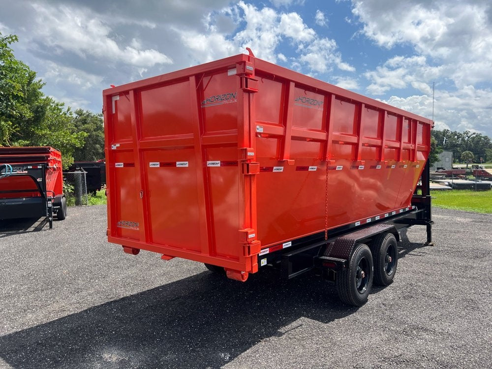 Horizon 20' HRD GN Roll off Bundle (2) 10k Axles + 2 Bins w/ 6' Walls - Roll Off Packages/20' Gooseneck - Stryker Dealership Group