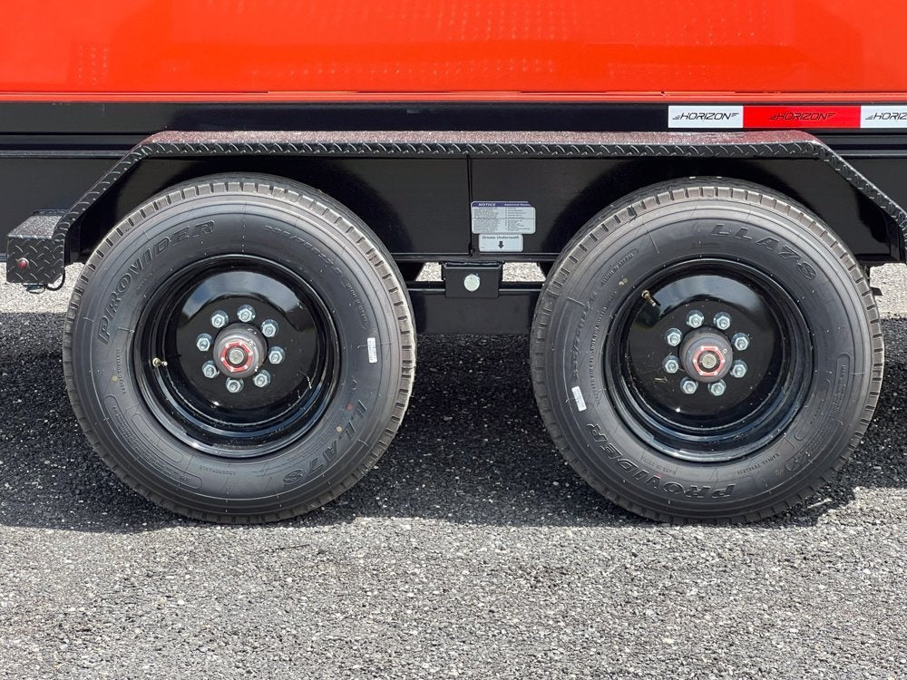 Horizon 20' HRD GN Roll off Bundle (2) 10k Axles + 2 Bins w/ 6' Walls - Roll Off Packages/20' Gooseneck - Stryker Dealership Group