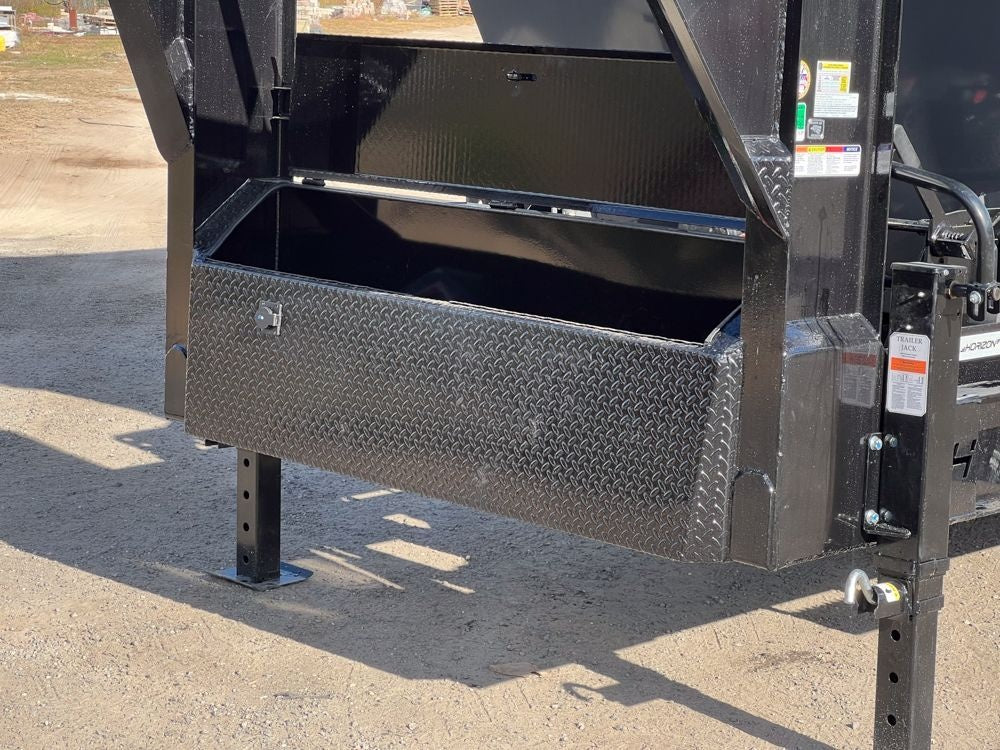 Horizon 20' HRD GN Roll off Bundle (2) 10k Axles + 2 Bins w/ 6' Walls HZN20GN10K6FTEDZ3GrayAL - Ghost ROP - Stryker Dealership Group