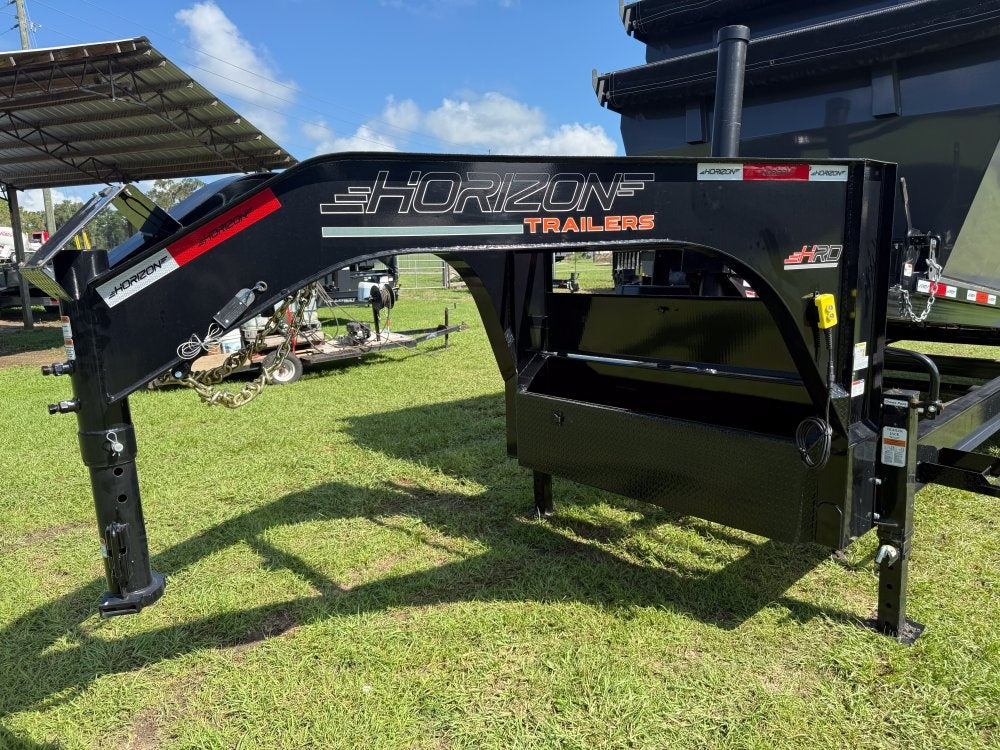 Horizon 20' HRD GN Roll off Bundle (2) 10k Axles + 3 Bins w/ 4' Walls - Roll Off Packages/20' Gooseneck - Stryker Dealership Group
