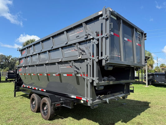 Horizon 20' HRD GN Roll off Bundle (2) 10k Axles + 3 Bins w/ 4' Walls - Roll Off Packages/RO 20' Gooseneck - Stryker Dealership Group