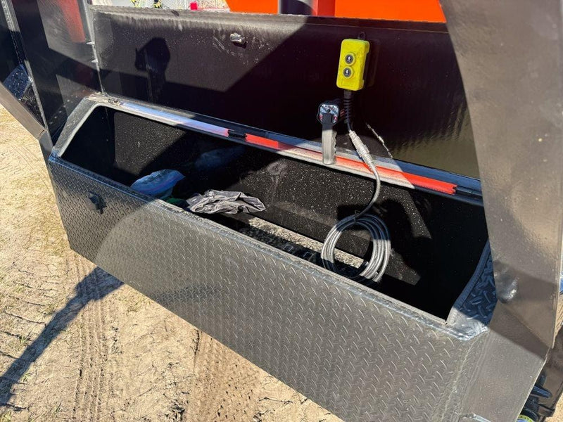 Horizon 20' HRD GN Roll off Bundle (2) 10k Axles + 3 Bins w/ 4' Walls HZN20GN10K4FTEDZ3ORANGEMI - Ghost ROP - Stryker Dealership Group