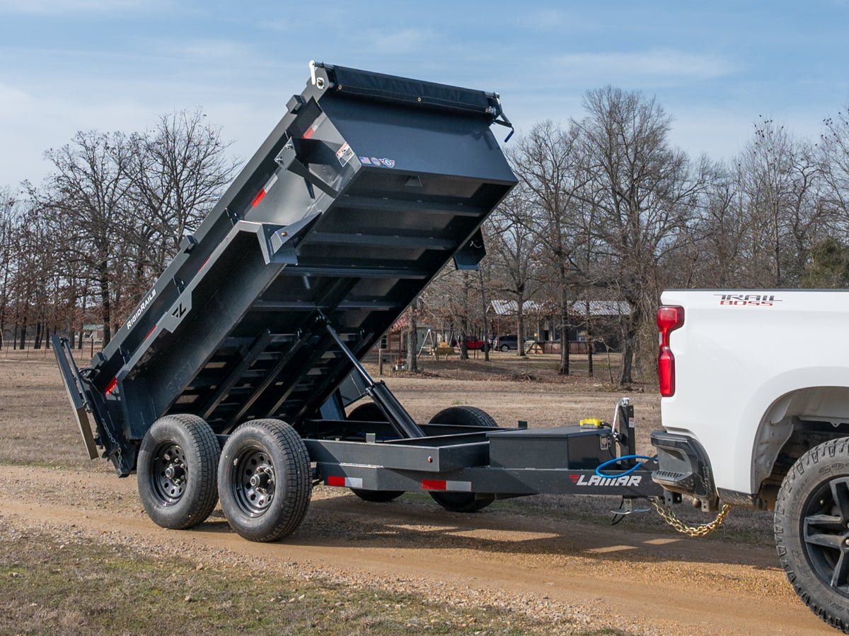 Lamar DS Mini Bumper Pull Dump Trailer - Stryker Dealership Group